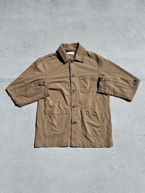 Uniqlo Tan Work Shirt Jacket